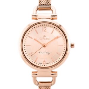 ZEGAREK G. ROSSI - LESTI - 3652B (zg772f) - rose gold + BOX