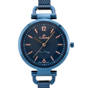 ZEGAREK G. ROSSI - LESTI - 3652B (zg772h) - blue + BOX
