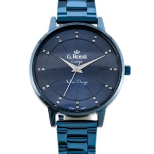 ZEGAREK G. ROSSI - C11715B-6F1 (zg777e) blue + BOX