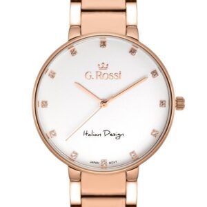 ZEGAREK G. ROSSI - 11155B2-3D3 (zg784e) r.gold + BOX