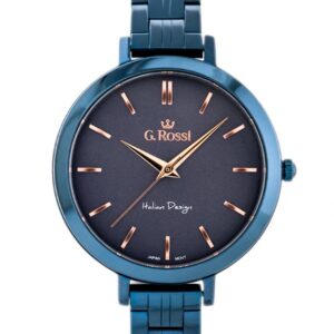 ZEGAREK G. ROSSI - 11389B-6F3 (zg787h) blue/violet + BOX