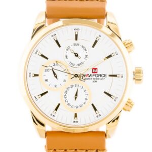 ZEGAREK MĘSKI NAVIFORCE - NF9148 (zn085b) gold + BOX