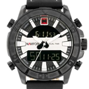 ZEGAREK MĘSKI NAVIFORCE - NF9114 (zn046a) - black/silver