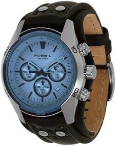 Fossil Coachman męski zegarek, mechanizm chronografu z paskiem ze stali szlachetnej lub skóry