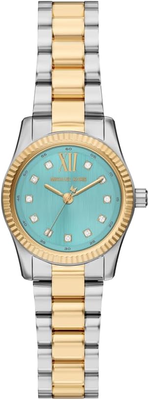 Michael Kors Lexington MK7579 damski dwukolorowy zegarek ze stali nierdzewnej, 26 mm