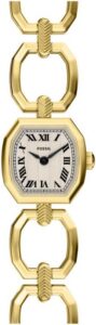 Fossil Harlow ES5483 damski zegarek ze stali nierdzewnej w kolorze złotym 20 mm