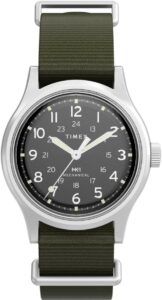 Timex Męski analogowy zegarek na rękę MK1, zielony, bransoletka
