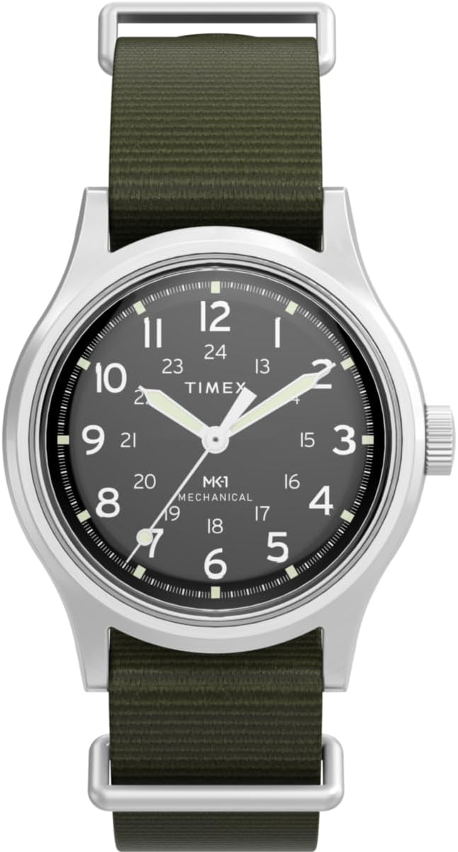 Timex Męski analogowy zegarek na rękę MK1, zielony, bransoletka