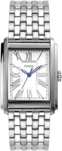 Fossil Carraway męski zegarek, mechanizm kwarcowy, pasek skórzany lub ze stali szlachetnej