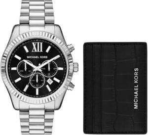 Michael Kors Lexington z mechanizmem kwarcowym i paskiem ze stali nierdzewnej lub skóry