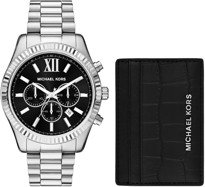 Michael Kors Lexington z mechanizmem kwarcowym i paskiem ze stali nierdzewnej lub skóry