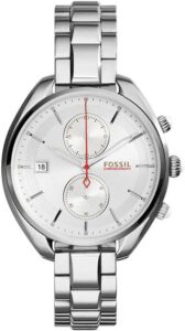 Fossil Damski chronograf kwarcowy zegarek z bransoletką ze stali szlachetnej CH2975