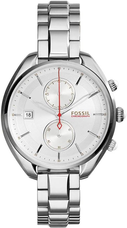 Fossil Damski chronograf kwarcowy zegarek z bransoletką ze stali szlachetnej CH2975