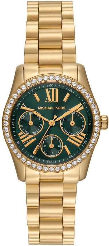 Michael Kors zegarek Lexington dla kobiet, mechanizm kwarcowy z chronografem, pasek ze stali szlachetnej