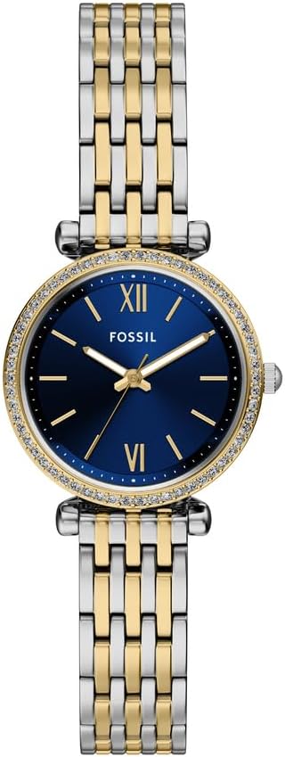 Fossil ES5438 Damski analogowy zegarek kwarcowy z paskiem ze stali nierdzewnej