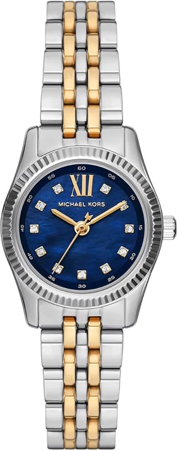 Michael Kors Lexington zegarek dla kobiet, mechanizm kwarcowy z paskiem ze stali szlachetnej lub skóry