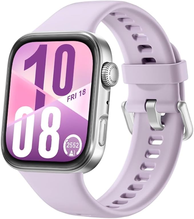 HUAWEI Watch FIT 4 Smartwatch, Sports Fitness Tracker, 5ATM Wasserdicht, Gesundheits-Insights, Bis zu 10 Tage Akku, Kompatibel mit Android & iOS, Lila (55020EYM)