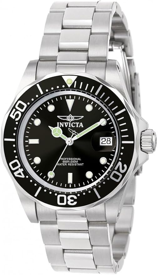 Invicta Pro Diver Męski zegarek kwarcowy ze stali nierdzewnej - 40 mm
