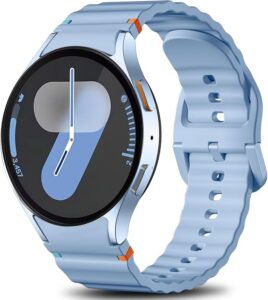Bransoletki kompatybilne z Samsung Galaxy Watch 7 40 mm, 44 mm - ulepszony, bez luk, sportowy pasek silikonowy do Watch-S 6, 5, 4 FE, 20 mm do Galaxy Watch Classic/Pro