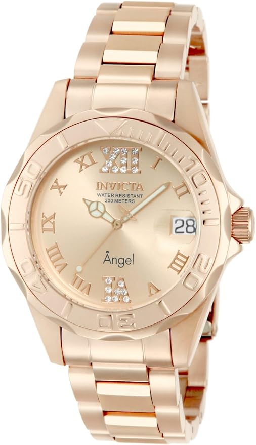 Invicta Pro Diver Damski zegarek kwarcowy ze stali nierdzewnej - 38 mm
