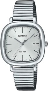 Casio B166D Zegarek biały/srebrny 36,7 x 30 x 7 mm