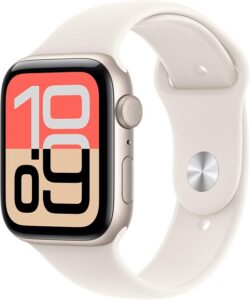Apple Watch SE 3rd Gen (2025) GPS - 40mm - Starlight Case - Starlight Sport Band - S/M