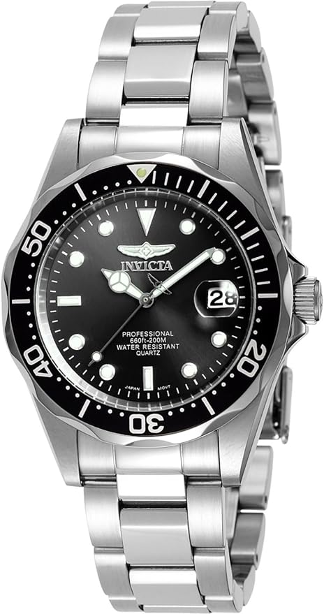 Invicta Pro Diver Zegarek z kwarcem ze stali nierdzewnej - 37 mm
