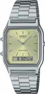 Casio Vintage Watch AQ-230A-9AMQYES Damski zegarek ze stali nierdzewnej