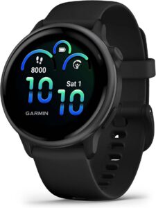 Garmin vívoactive 6 GPS Smartwatch, Ekran AMOLED, 42mm, Black/Slate