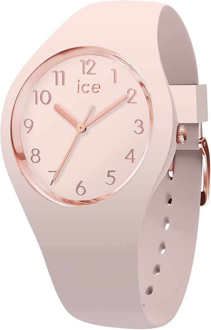 Ice-Watch - ICE glam colour Nude - Różowy zegarek damski z silikonowym paskiem - 015330 (Small)