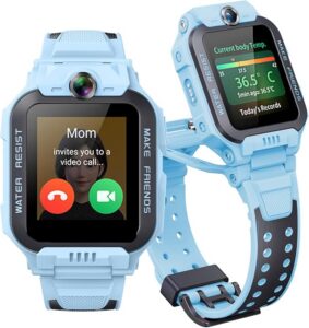imoo Watch Phone Z7, Smartwatch dla dzieci, Smartwatch dla dzieci z długotrwałym wideo i połączeniami telefonicznymi, wodoodporność IPX8 (Z7, niebieski)