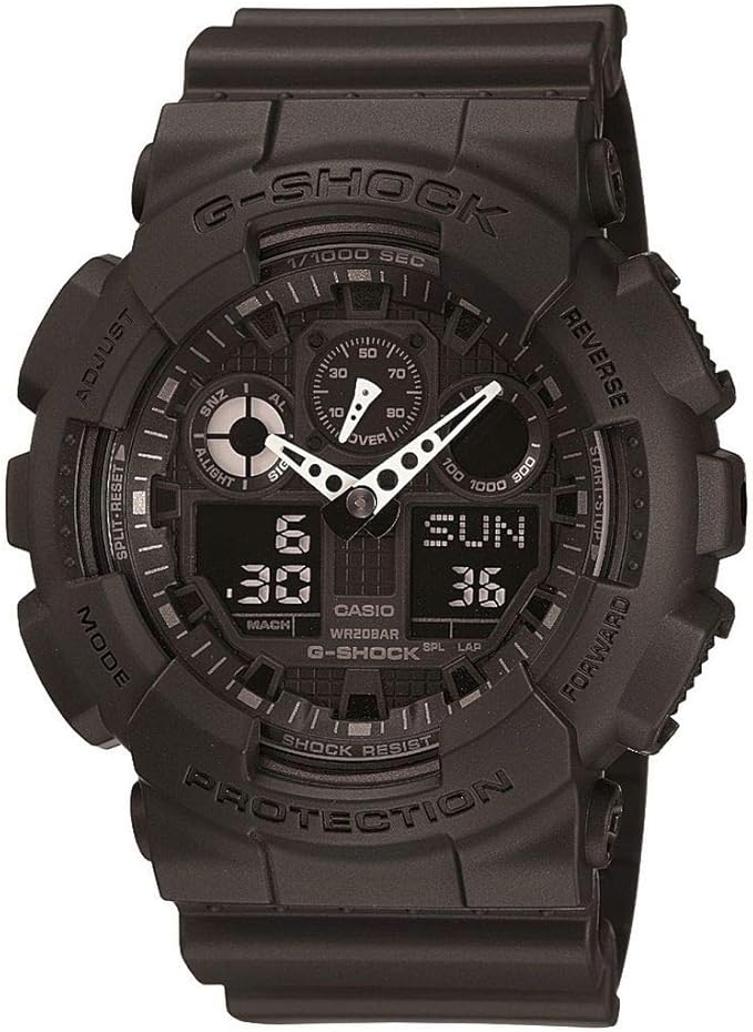 Casio G-Shock Analogowo-cyfrowy zegarek męski na rękę GA-100
