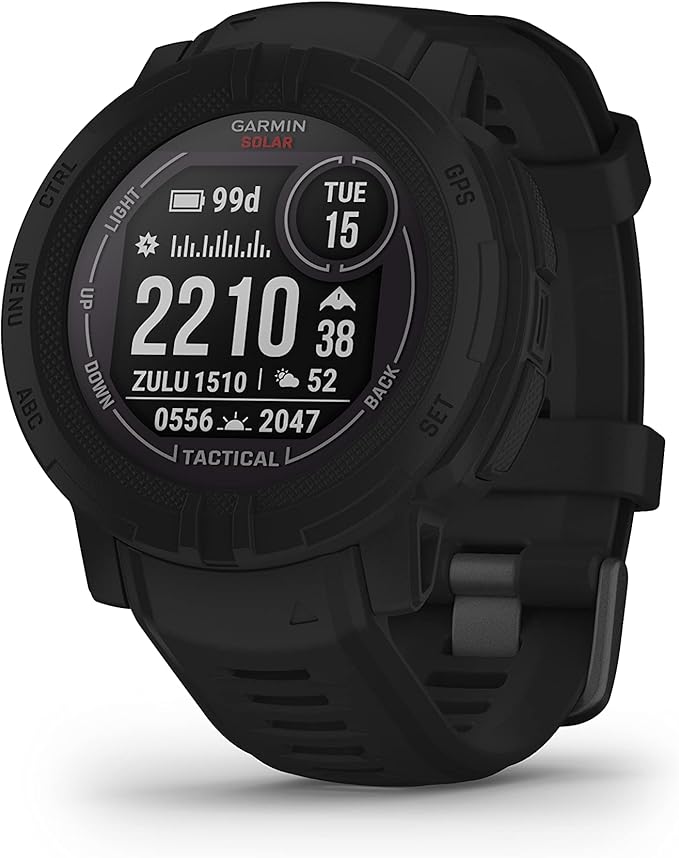 Garmin Instinct 2 Solar Tactical Edition Smartwatch GPS, Czarny, L