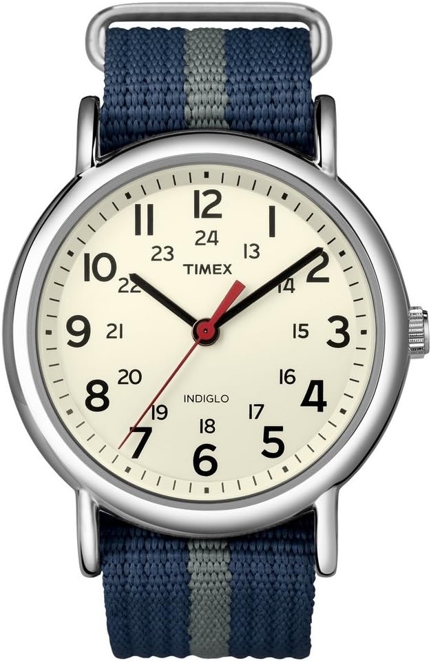 Timex Unisex specjalny weekendowy zegarek kwarcowy z analogowym wyświetlaczem i nylonowym paskiem