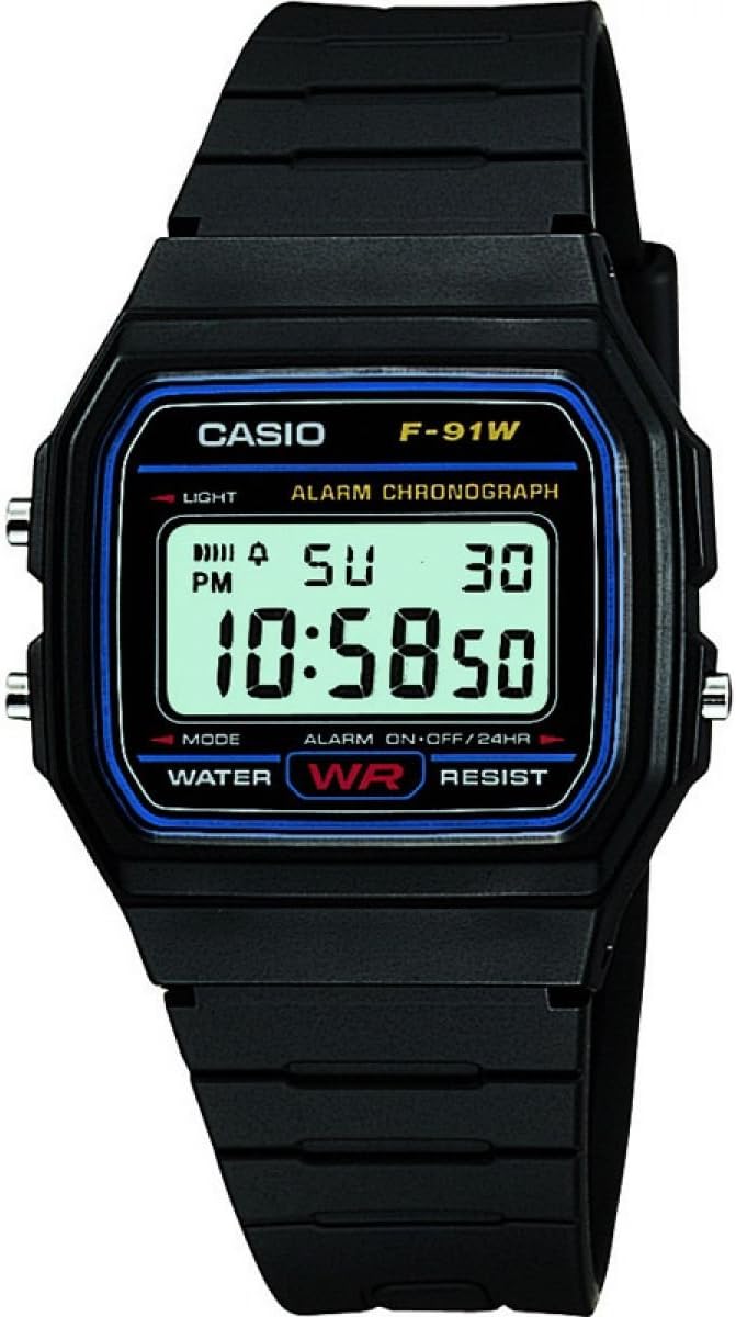 Casio F-91W-1XY Meski zegarek