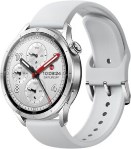XIAOMI Zegarek S5 46 mm, smartwatch dla mężczyzn i kobiet, 3.8 cm AMOLED, monitor aktywności fizycznej z monitorowaniem tętna/snu, 21 dni pracy baterii, 150+ trybów sportowych, dwuzakresowy GPS, NFC