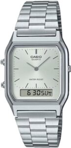 Casio Vintage Watch AQ-230A-7AMQYES Damski zegarek ze stali nierdzewnej
