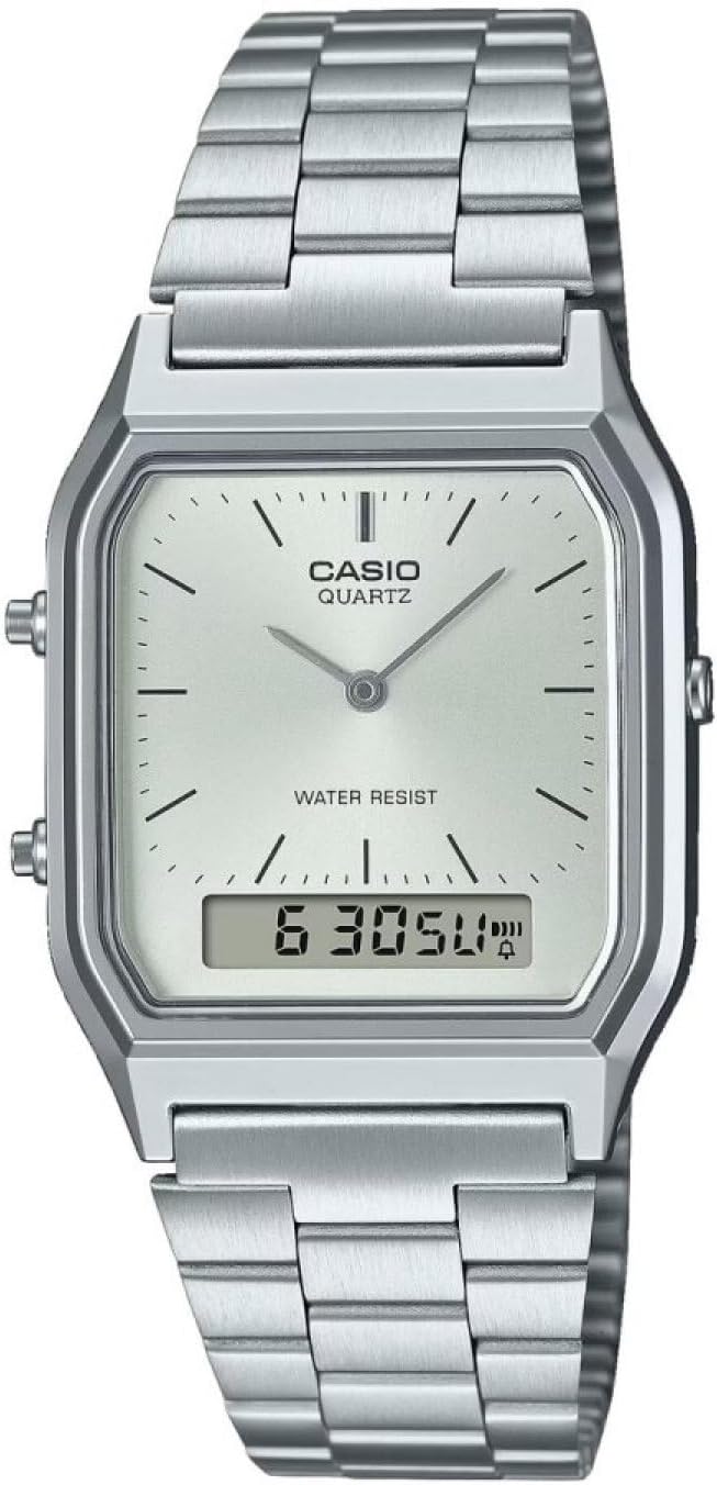 Casio Vintage Watch AQ-230A-7AMQYES Damski zegarek ze stali nierdzewnej