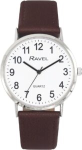 Ravel - Klasyczny zegarek unisex na co dzień z nowoczesnymi numerami - Analogowy kwarc - R0129