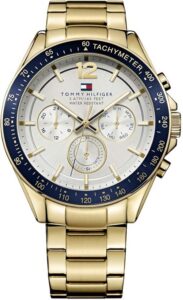 Tommy Hilfiger Mężczyźni 1791121 Zegarek, Złoty, Ø 48 mm