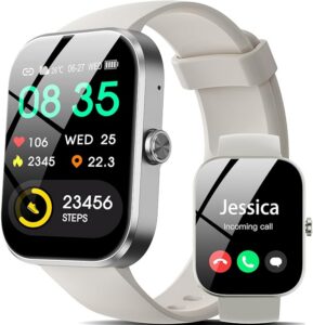 Smartwatch dla kobiet i mężczyzn z funkcją telefonu, 1,91" HD ekran dotykowy Smart Watch z Bluetooth, połączenia, 112+ trybami sportowymi, wodoodporny IP68, zegarek sportowy z pulsometrem, monitorem