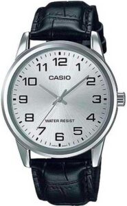 Casio Mężczyźni Zegarek, Srebrny/Czarny, Ø 38 mm