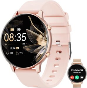 Smartwatch (Odpowiadaj/Rozmawia), 1,39" Smartwatch dla Mężczyzn i Kobiet z monitorem tętna/snu/SpO2/stresu, ponad 100 trybami sportowymi, wodoodporny IP68 Fitness Smartwatch dla Android i iOS