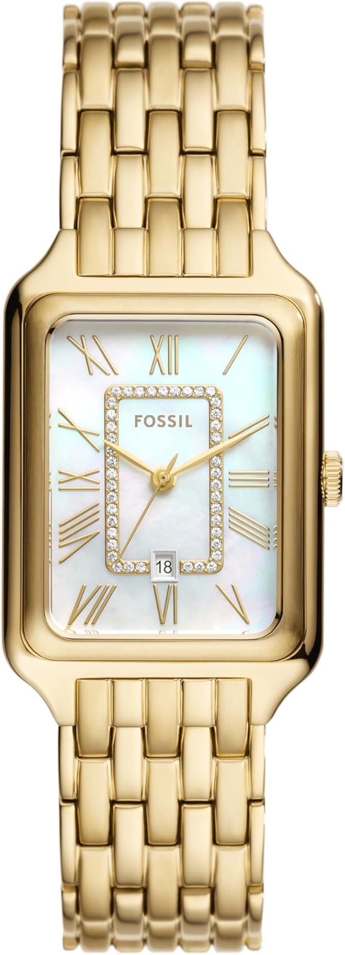 Fossil ES5304 złoty modny zegarek damski