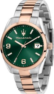 Maserati Limited Edition męski zegarek, czas, data, analogowy, stalowy pasek, kolekcja atrakcji - R8853151020, Wielokolorowy, 43.00, bransoletka