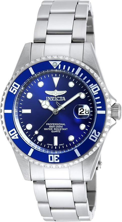 Invicta Pro Diver Zegarek z kwarcem ze stali nierdzewnej - 37 mm
