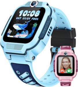 imoo Z3 Smartwatch dla Dzieci, 4G Wideo i Nawigacja GPS na Czas Rzeczywisty, HD 1.5″ Wodoodporny do 20m, Pamięć 8GB, Kontrola Rodzicielska i Ochrona Bezpieczeństwa z zestawem akcesoriów(Niebieski)