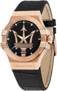 Maserati Zegarek męski, czas, data, analogowy, koperta 42 mm, limitowana edycja mocy - R8851108036, czarne, 42, pasek
