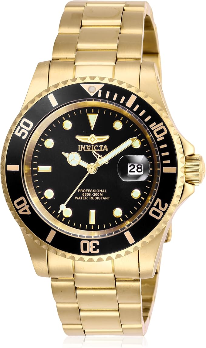 Invicta Pro Diver Męski zegarek kwarcowy ze stali nierdzewnej - 40 mm