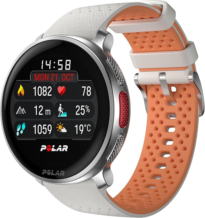 Polar Vantage V3, zegarek sportowy z GPS, zaawansowany czujnik tętna i wydłużony czas pracy baterii, smartwatch dla mężczyzn i kobiet, mapy offline, zegarek do biegania, zegarek do triathlonu